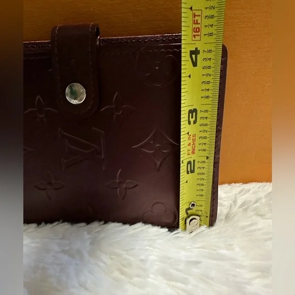 💫 Louis Vuitton RARE Matte Vernis Violet/Purple Leather PM Agenda!! - Picture 6 of 16